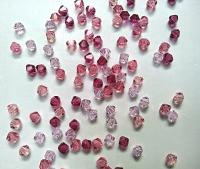 3mm Pink Shaded Mix Swarovski Bicone Cuts beads 72/144/432/1000 Pieces