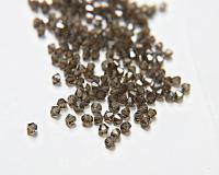 4mm Smoky Quartz Swarovski Bicone beads 50 Gross jewelry making beads (225) Rare findings, jewelry making, premium supplies