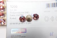 55 ss Swarovski #1200 Dentelle vintage Crystal Ab/Black Diamond/Light Rose Moonlight/Padparadscha Satin/Jet Foiled 2/6/24/72 pieces (6 colors)