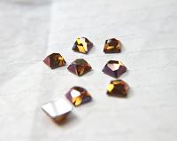 SWAROVSKI 10MM #4854 Space Cut Fancy Stone in 4 Colors 6/24/72/144 Pieces