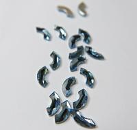 SWAROVSKI 2037 Eclipse Flat Back non hotfix crystal Crystal/Light Siam/Crystal AB/ Light Smoked Topaz/Aquamarine 6/24 Pieces