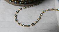 Vintage Swarovski Cupchains 272R4 - Round String 12ss in Aquamarine (3mm) 0.5/1/2/5 Meters