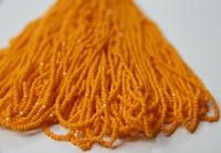 11/0 Hanks Charlotte Cut Beads 53430 Opaque Light Orange 1/5/25/50/100 Hanks 2.0mm glass beads, jewelry supply, findings, craft supply