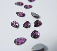 16x11mm Rare Vintage Swarovski Pear Swirl 2 HOLE Sew-On Rhinestones 2/6/12/36 pieces