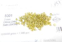 3mm Citrine Satin Swarovski Bicone beads 36/72/144/432/720 Pieces Jewelry findings, embroidery materials, jewelry making, craft supplies
