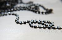 16ss Rhinestone Chain Swarovski White Opal Black base 4mm 1/2/5/15 Meters Wedding Bridal Supplies|Jewelry Making|Decoration, Vintage supply