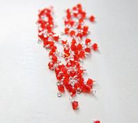 4mm Swarovski Hyacinth crystal dangles in Sterling Silver wire wrapped- charms- drops- jewelry making 72/144/432/1000Pieces