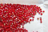 4mm Swarovski 5000  Dark Red Coral Aurore Boreale Faceted Round Beads 6/12/36/72/144/288/720/1440 Pieces Jewelry making beads