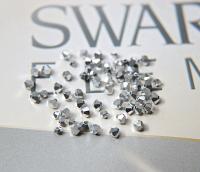 4/5mm Swarovski Crystal Metallic Crystal Comet Argent Light 2X FC Bicone beads 12/36/72/144/432/720 Pieces wedding embellishments, couture