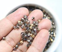 4mm Swarovski 5000 Crystal Bronze Shade Faceted Round Beads 6/12/36/72/144/288/720/1440 Pieces Jewelry making beads