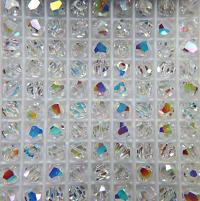 Swarovski 5603 6mm Graphic Cube Crystal Aurore Boreale 12/36/72/144/288 Pieces PREMIUM MATERIALS, vintage findings, wedding jewlery making