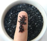 15/0 Miyuki Hex Cuts in Jet Black Japanese Beads 10/20/50/100 Grams embroidery premium materials