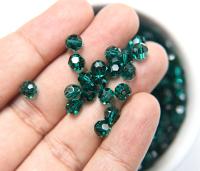 6mm Swarovski Elements Article 5000 EMERALD Faceted Round Beads 6/12/36/172/44/288/720 Pieces