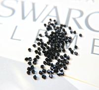 4/5mm Jet Black Swarovski Bicone 12/36/72/144/432/720 Pieces (280) Jewelry making beads, embroidery materials, crystal black