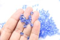 6mm Swarovski Sapphire Bicone Beads Cuts 12/36/72/144/288 Pieces (206) Jewelry supplies, rare findings, embroidery materials, premium beads