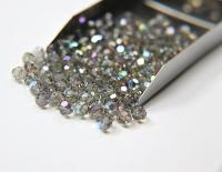 6mm Swarovski Elements Article 5000 Black Diamond Aurore Boreale Faceted Round Beads 6/12/36/172/44/288/720 Pieces