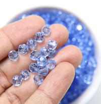6mm Swarovski Elements Article 5000 Light Sapphire Faceted Round Beads 6/12/36/172/44/288/720 Pieces