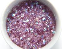 6mm Swarovski Elements Article 5000 Light Amethyst Aurore Boreale Faceted Round Beads 6/12/36/172/44/288/720 Pieces
