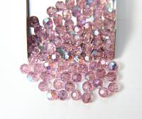 6mm Swarovski Elements Article 5000 Light Amethyst Aurore Boreale Faceted Round Beads 6/12/36/172/44/288/720 Pieces