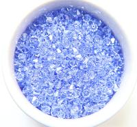 4/5mm Light Sapphire Swarovski Bicone 12/36/72/144/432/720 Pieces jewelry making beads, embroidery materials, craft supplies