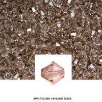 3mm Vintage Rose Swarovski Bicone loose beads 36/72/144/432/720 Pieces (319) Jewelry findings, embroidery materials, jewelry making, craft