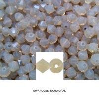 6mm Sand Opal Swarovski Bicone beads 36/72/144/288 Pieces (287) gemstone beads, jewelry making beads, embroidery materials, jewelry supply