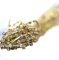 12 SS Vintage Fancy Rhinestone Chain Swarovski in Multi Colors 3mm 0.5/1/2/5 Meters Wedding Bridal Supplies|Jewelry Making|Decoration