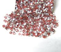 Swarovski (4mm) Padparadscha Comet Argent Light Bicones 36/72/144/432/720 Pieces