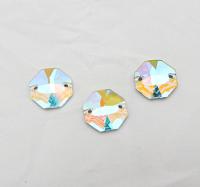 Swarovski 3260 16mm Hexagon Sew-On Bead, embroidery, jewelry parts 2/6/12/24 pieces bridal decorations, embroidery materials