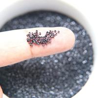 1mm Micro Jet Black Metallic Plated Tube Beads 5/10/100/500 Grams High Quality Nail Art / Haute Couture Embroidery