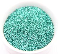 1.7mm Micro Teal Green Metallic Plated Tube Beads 5/10/100/500 Grams High Quality Nail Art / Haute Couture Embroidery / doll making