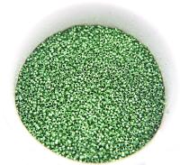 1.7mm Micro Fern Green Metallic Plated Tube Beads 5/10/100 Grams High Quality Nail Art / Haute Couture Embroidery / doll making