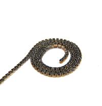 10ss Swarovski Close Cup Chain in Jet 2.8mm Made in Austria 0.5/1/2/5 Meters rare couture materials