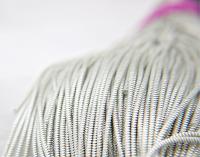 Gold/Silver Metallic spiral 2.5mm French Wire, Bullion Wire, Gimp Wire 50/100/200/400 Grams, embroidery materials, couture premium threads