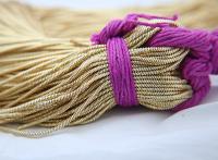 Gold/Silver Metallic spiral 2.5mm French Wire, Bullion Wire, Gimp Wire 50/100/200/400 Grams, embroidery materials, couture premium threads
