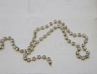 10/12 SS Swarovski Cup Chain in Crystal Xillion 3mm Made in Austria 0.5/1/2/5 Meters strass chains embroidery materials, wedding decorations