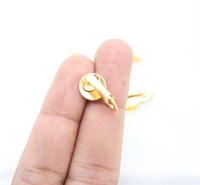 Clip-on Earrings findings, earrings fittings Gold/Rhodium, jewelry making