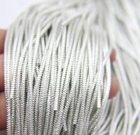 Gold/Silver Metallic spiral 2.5mm French Wire, Bullion Wire, Gimp Wire 50/100/200/400 Grams, embroidery materials, couture premium threads