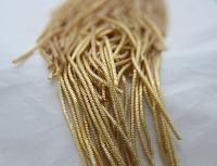 Gold/Silver Metallic spiral 2.5mm French Wire, Bullion Wire, Gimp Wire 50/100/200/400 Grams, embroidery materials, couture premium threads