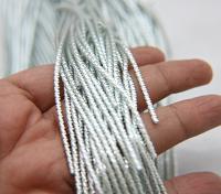Silver designer Metallic wire 2.5mm French Wire, Bullion Wire, Gimp Wire 50/100/200/400 Grams, embroidery materials, couture