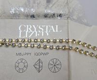 10/12 SS Swarovski Cup Chain in Crystal Xillion 3mm Made in Austria 0.5/1/2/5 Meters strass chains embroidery materials, wedding decorations