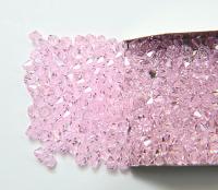 3MM Rosaline Swarovski Bicone beads 36/72/144/432/720 Pieces (508) Rare findings, jewelry making, craft supplies, embellishment, wedding