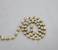 16 SS Rhinestone Chain Preciosa White Opal 4mm 1/2/5/15 Meters Wedding Bridal Supplies, strass chains, embroidery materials