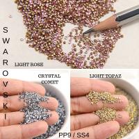 Swarovski Crystal 4SS/PP9 1.5mm Xilion 3 COLORS 1028 Chatons 72/144/720/1440/7200 Pieces Vintage Swarovski, Crystal Clay, nail art