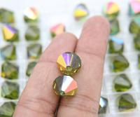 12mm Swarovski 5301 Faceted rare vintage Bicone Beads (11 Colors) 6/12/48 Pieces Jewelery making beads, embellishments, premium rare beads