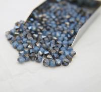 4/6mm White Opal Sky Blue Swarovski Bicone Cuts 20 Gross (2880 Pieces) Rare findings, jewelry making, craft supplies, embellishment