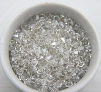 6mm Crystal Silver Shade Swarovski Bicone Cuts 12/36/72/144/288 Pieces (234) jewelry making/embroidery materials / premium vintage materials