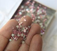 10/12SS Swarovski Flatbacks Light Rose Chaton Roses 2088 Made in Austria 72/144/720/1440 Pieces Nail art decoration