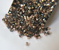Swarovski (4mm) Crystal Rose Gold Bicones RARE Beads  36/72/144/432/720 Pieces PREMIUM beads, jewelry making, couture embellishments