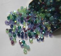 4mm Monet&#39;s Garden Designer Mixes Swarovski Bicone beads 36/72/144/432/720 Pieces loose beads mix beads, embroidery materials, vintage find